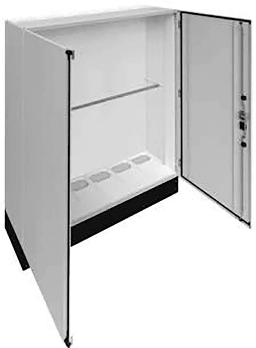 Hager Schrank 1550 x 2050 x 400 Stahl Lichtgrau (RAL 7035) 1 St.