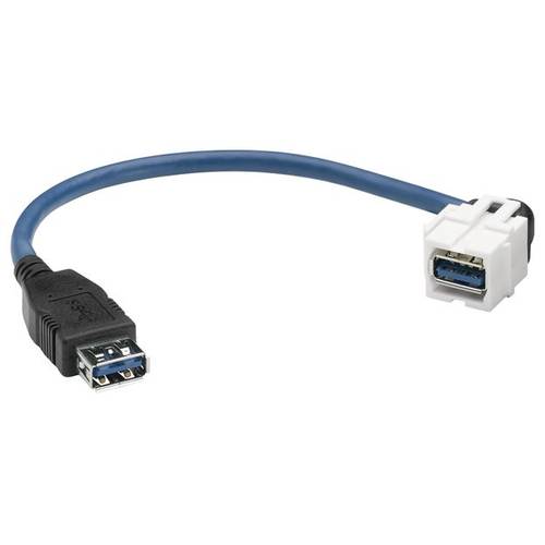 Hager Tehalit USB 3.2 Gen 1-Einbaumodul (USB 3.0) Keystone 1 St.