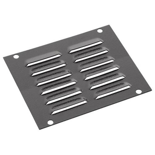 Hager MES-SOLSI022 Lüftungsschlitzflansch Metall Schwarz 1 St.