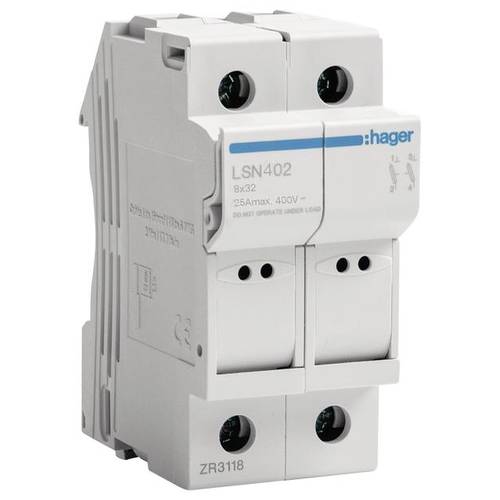Hager LSN402 Sicherung 2polig 25 A 400 V 1 St.