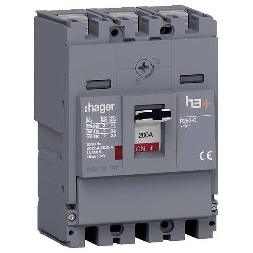 Hager HCT200AR Lasttrennschalter 3polig 200 A 690 V