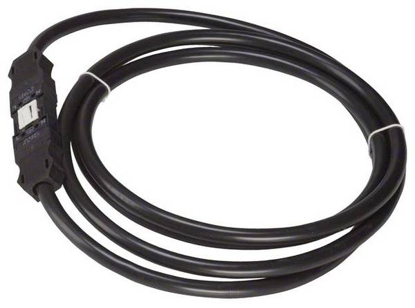 Hager GKWAD03025 Verbindungskabel Netz-Stecker - Netz-Buchse Gesamtpolzahl: 2 + PE Schwarz 2.50 m 1 St. Piece
