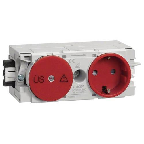 GS12003020 Elektro-Sockelleisten-Zubehör Tehalit Steckdosencontainer Rot 1 St.