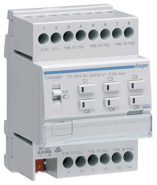Hager KNX TXM646R Heizaktor TXM646R-0