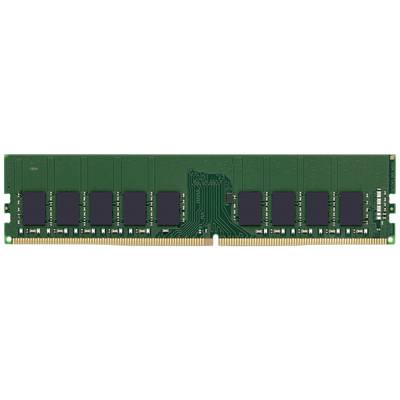 Ein grüner RAM-Riegel mit zehn schwarzen Speicherchips.