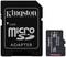 'Kingston MicroSD-Karte und Adapter'. Die MicroSD-Karte zeigt 'Industrial 16GB' und ist für geschäftliche Anwendungen geeignet.