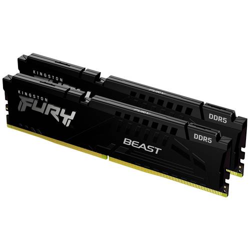 Thumbnail - Kingston FURY Beast PC-Arbeitsspeicher Kit DDR5 64 GB 2 x 32 GB Non-ECC 5200 MHz 288pin DIMM CL40 KF552C40BBK2-64