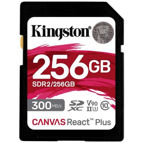Kingston Canvas React Plus SD-Karte 256 GB Class 10 UHS-II