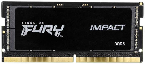 Kingston FURY Impact Laptop-Arbeitsspeicher Modul DDR5 32 GB 1 x 32 GB Non-ECC 5600 MHz 262pin SO-DIMM CL40 KF556S40IB-32