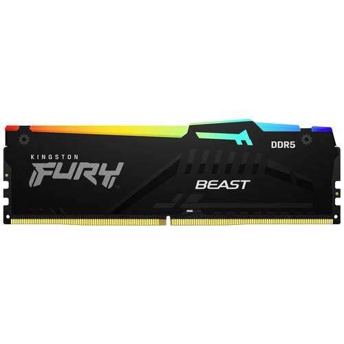 Thumbnail - Kingston FURY Beast RGB PC-Arbeitsspeicher Modul DDR5 32 GB 1 x 32 GB Non-ECC 5600 MHz 288pin DIMM CL36 KF556C36BBEA-32