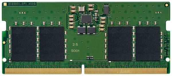 Kingston ValueRAM Laptop-Arbeitsspeicher Modul DDR5 8 GB 1 x 8 GB Non-ECC 5600 MHz 262pin SO-DIMM CL46 KVR56S46BS6-8