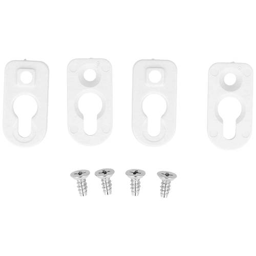 Hammond Electronics 1556FOOTWH-4 Montagefuß ABS Kunststoff Weiß (L x B x H) 51 x 51 x 5 mm 4 St.