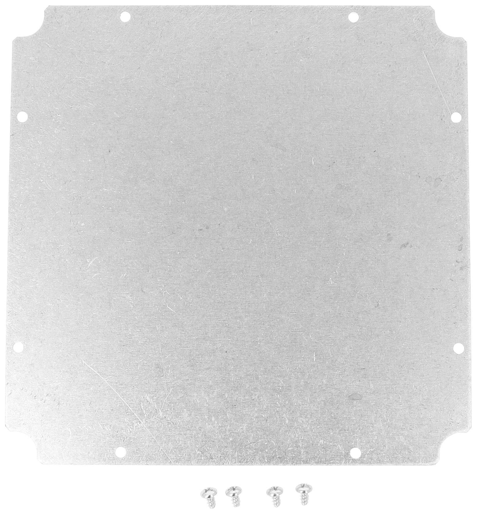 Hammond Electronics 1556HPL Binnenplaat (l x b) 180 mm x 180 mm Aluminium 1 stuk(s) afbeelding