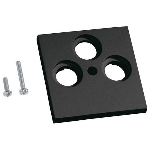 GZSAT3A9011 Elektro-Sockelleisten-Zubehör Tehalit Zentralscheibe TV/SAT Schwarz 1 St.