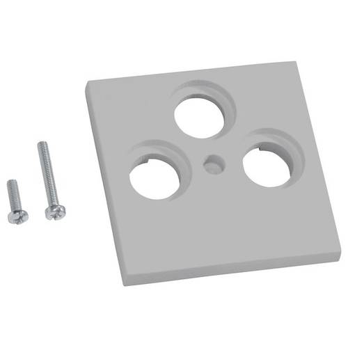 GZSAT3ALAN Elektro-Sockelleisten-Zubehör Tehalit Zentralscheibe TV/SAT Aluminium 1 St.