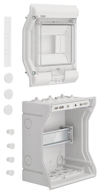 HAGER ELEKTRO Hager Verteiler Vector IP65       VE106D 6PLE