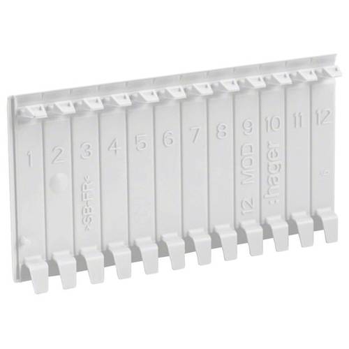 Hager VZ413 Abdeckstreifen Grau (RAL 7035) 1 St.