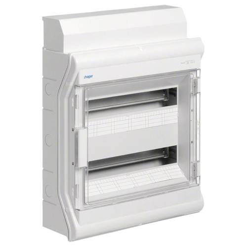 Hager VE218DN Kleinverteiler Aufputz Anzahl Reihen = 2 Inhalt 1 St.