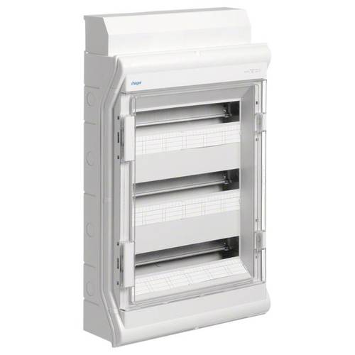 Hager VE318DN VE318DN Kleinverteiler Aufputz Anzahl Reihen = 3 Inhalt 1 St.