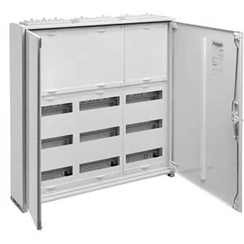 Hager FWB53N FWB53N Feldverteiler Aufputz Anzahl Reihen = 11 Inhalt 1 St.