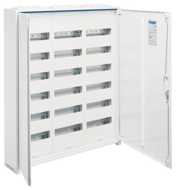 Hager FWB63A Feldverteiler Aufputz Anzahl Reihen = 18 Inhalt 1 St.