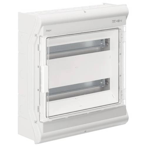 Hager VE218PN Kleinverteiler Aufputz Anzahl Reihen = 2 Inhalt 1 St.