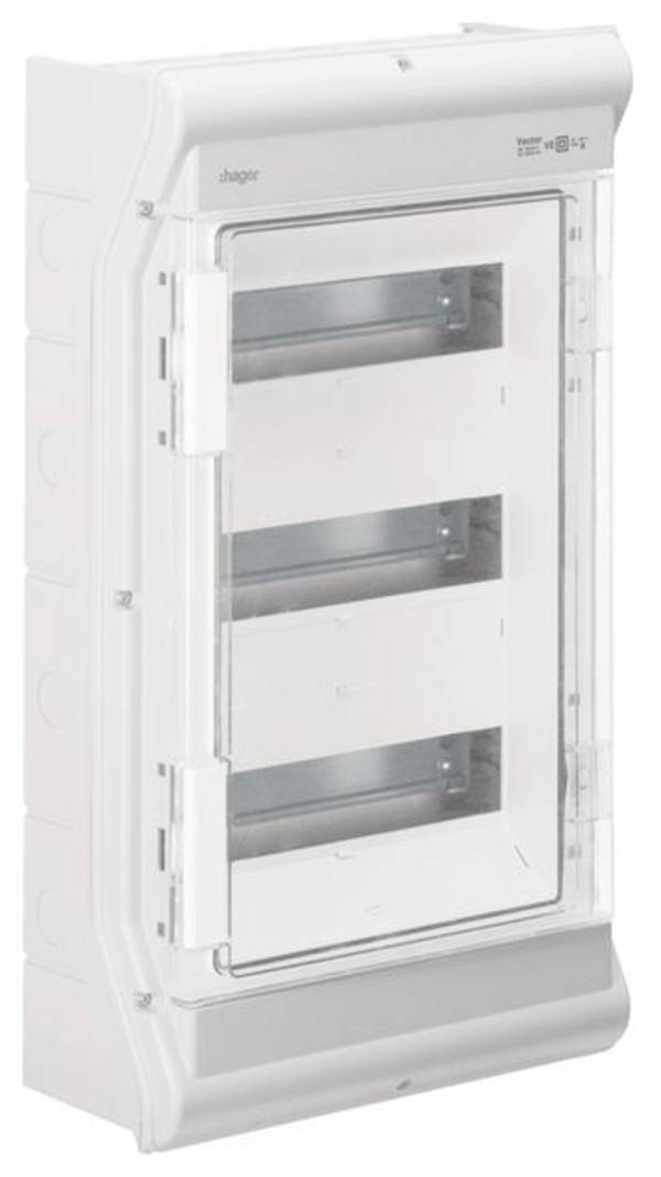 Hager VE312PN VE312PN Kleinverteiler Aufputz Anzahl Reihen = 3 Inhalt 1 St.