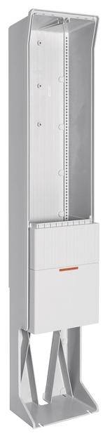 Hager ZAL162 Verteilersäule Grau (RAL 7035) 1 St.