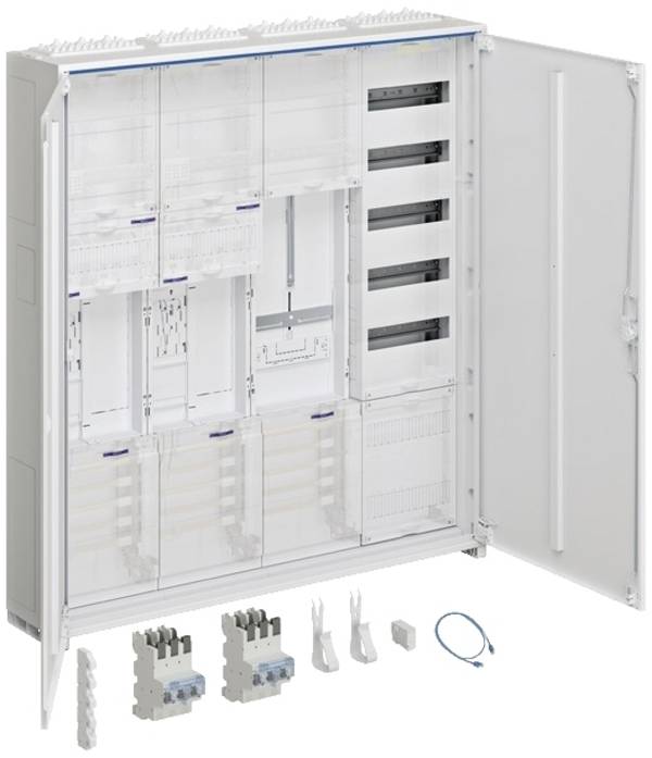 Hager ZB34SEQ29A ZB34SEQ29A Komplettschrank Aufputz Anzahl Reihen = 5 Inhalt 1 St.