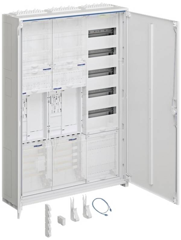 Hager ZB33ET225W1 ZB33ET225W1 Komplettschrank Aufputz Anzahl Teilungen = 3 Inhalt 1 St.