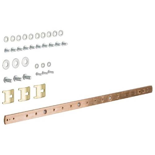 Hager UZ020 Erdungsschiene Kupfer 1 St.