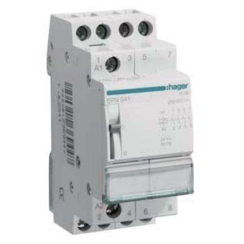 Stromstoß-Schalter Hutschiene Hager EPN541 4 Schließer 24 V/AC, 12 V/DC 16 A 1 St.
