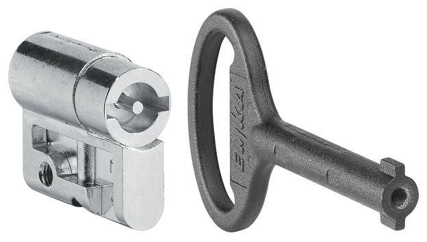 Hager MES-PHZDB3 Hager MES-PHZDB3 Profilhalbzylinder- einsatz Doppelbart 3mm Profilhalbzylinder 1 St.