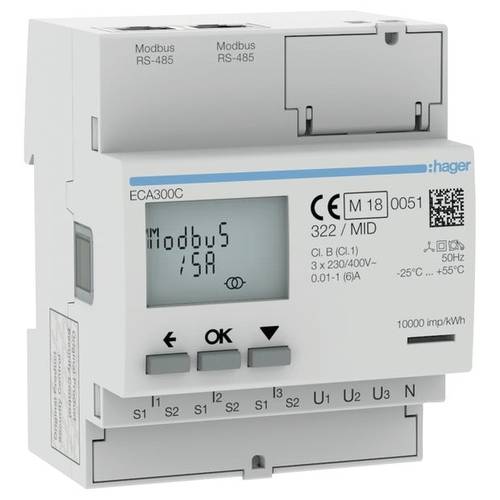 Hager Wechsel-, Drehstromzähler 1 St.