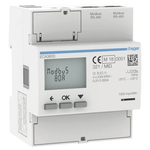 Hager Wechsel-, Drehstromzähler 1 St.