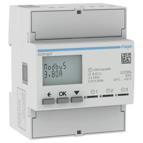 Hager ECR180T ECR180T Wechselstromzähler 1 St.