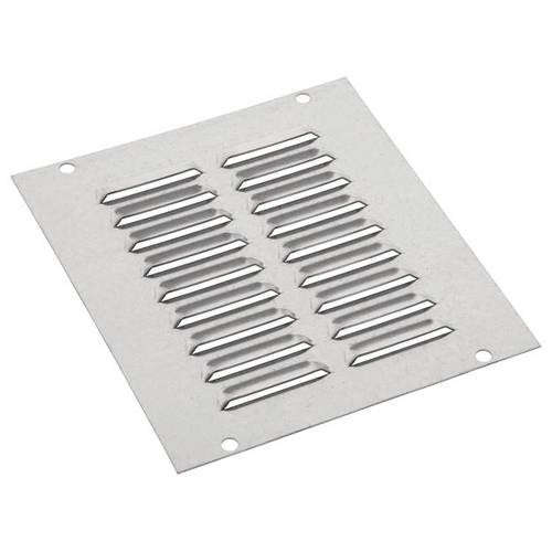 Hager MES-LS02 Lüftungsschlitzflansch Metall Grau 1 St.