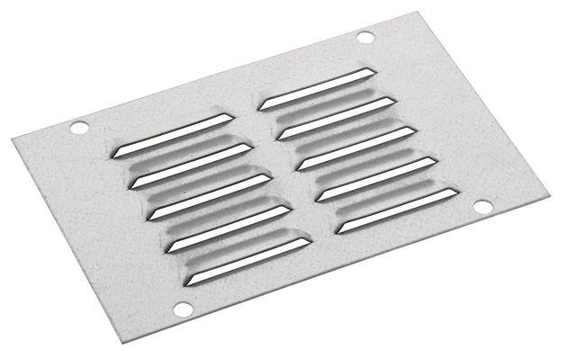 Hager MES-LS01 Lüftungsschlitzflansch Metall Grau 1 St.