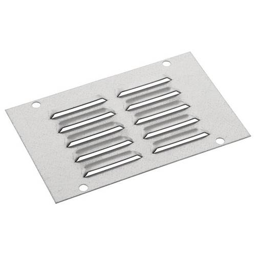 Hager MES-LS01 Lüftungsschlitzflansch Metall Grau 1 St.