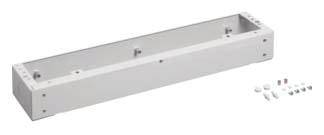 Hager FZ613EN Sockel Stahl Weiß 1 St.