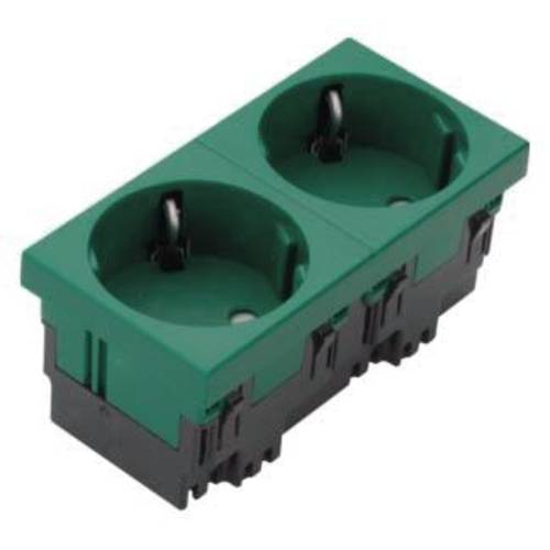 ESR2336029 Elektro-Sockelleisten-Zubehör Tehalit Steckdosencontainer Grün 1 St.