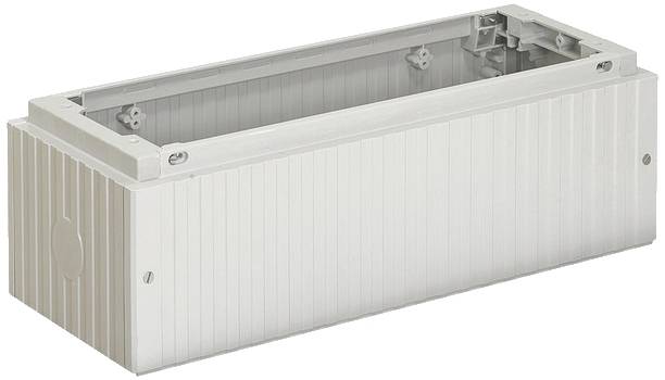 Hager ZAX015 Bodenaufbausockel Kunststoff Grau 1 St.