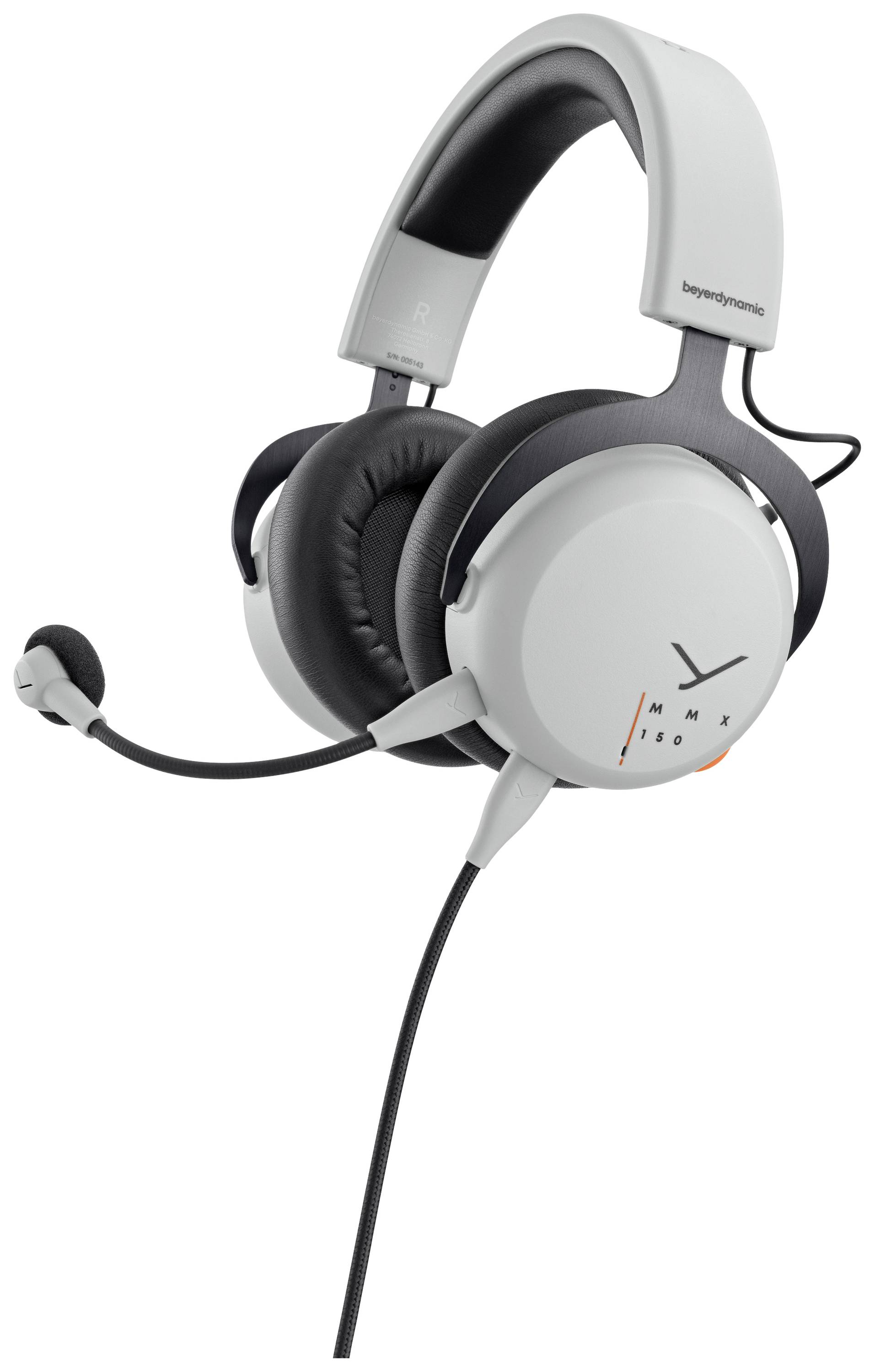 BEYERDYNAMIC MMX 150 Gaming Over Ear Headset kabelgebunden Stereo Grau Mikrofon-Rauschunterdrüc