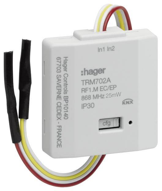 HAGER Funk UP Binäreingang 2fach TRM702A Batterie