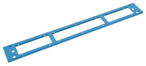 Hager MES-SOBA1101A Blende Stahl 1 St.