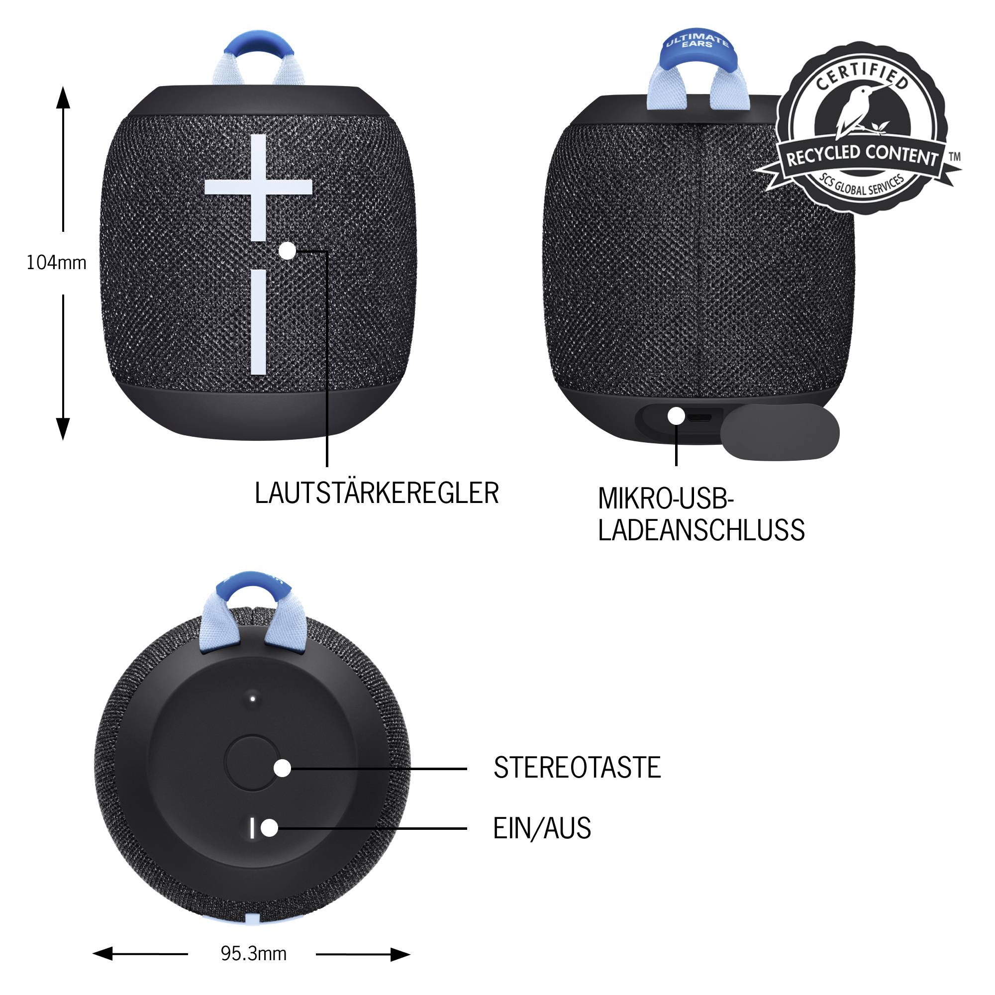 LOGITECH - Ultimate Ears WONDERBOOM 3 - Lautsprecher - tragbar-9