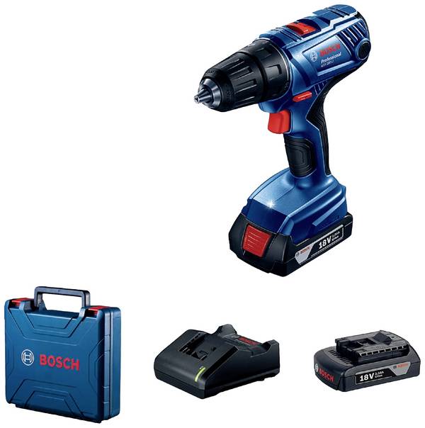 Powertools Bosch GSR 180 LI (2x2,0Ah Case) 06019F8109 Baumarkt & Garten Werkzeuge