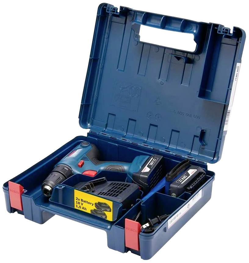Powertools Bosch GSR 180 LI (2x2,0Ah Case) 06019F8109 Baumarkt & Garten Werkzeuge-1