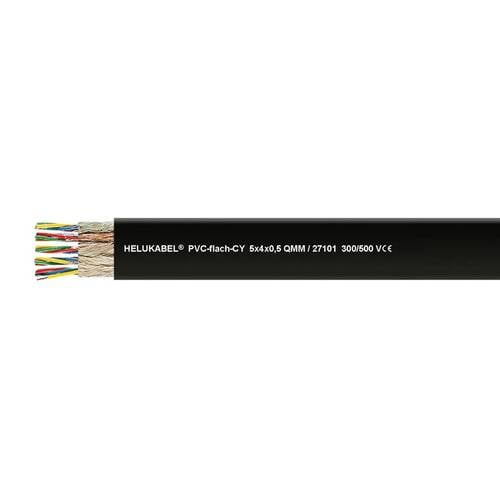 Helukabel PVC Flachbandkabel 4 G 2.5 mm² Schwarz 27094-500 500 m