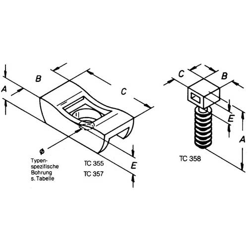 Helukabel TC 357 Befestigungssockel schraubbar 91047-25 UV-stabilisiert, hitzestabil Schwarz 25 St.